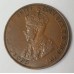 AUSTRALIA 1936 . ONE 1 PENNY . ERROR . OIL FILLED DIE ON THE DATE